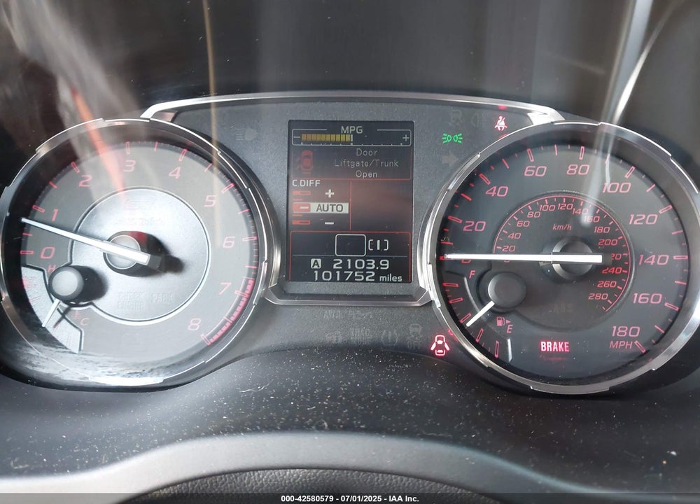 2017 SUBARU WRX STI VIN: JF1VA2V67H9817958