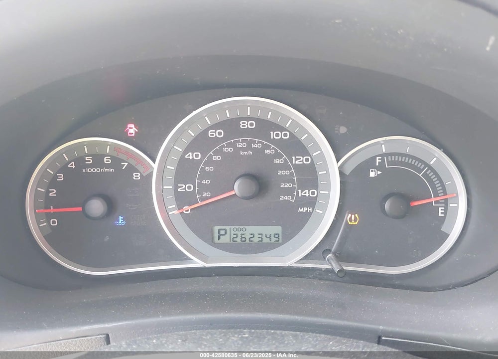 2009 SUBARU IMPREZA 2.5I VIN: JF1GE61699H515444