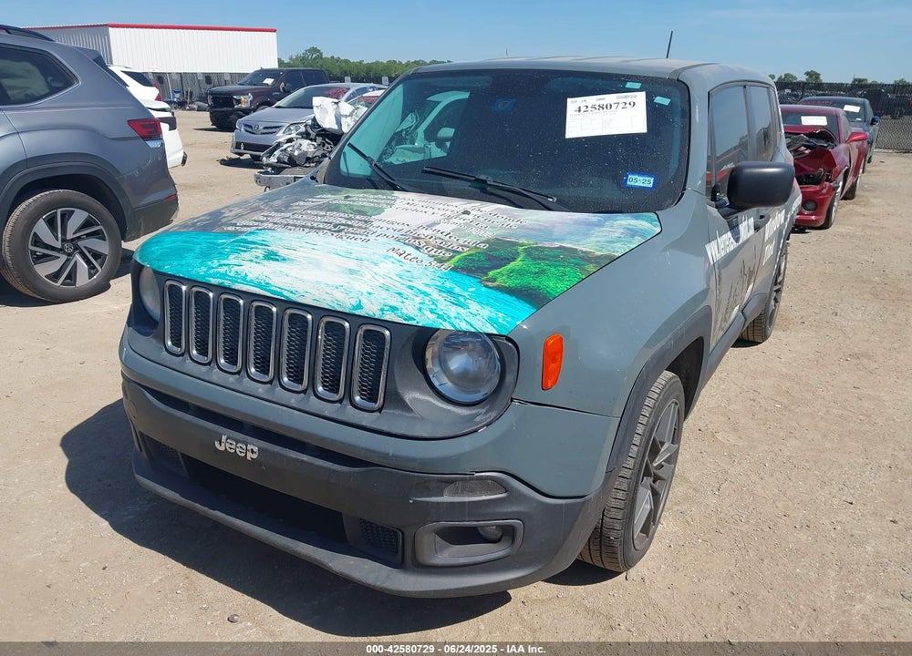 2017 JEEP RENEGADE VIN: ZACCJAAB1HPF43704