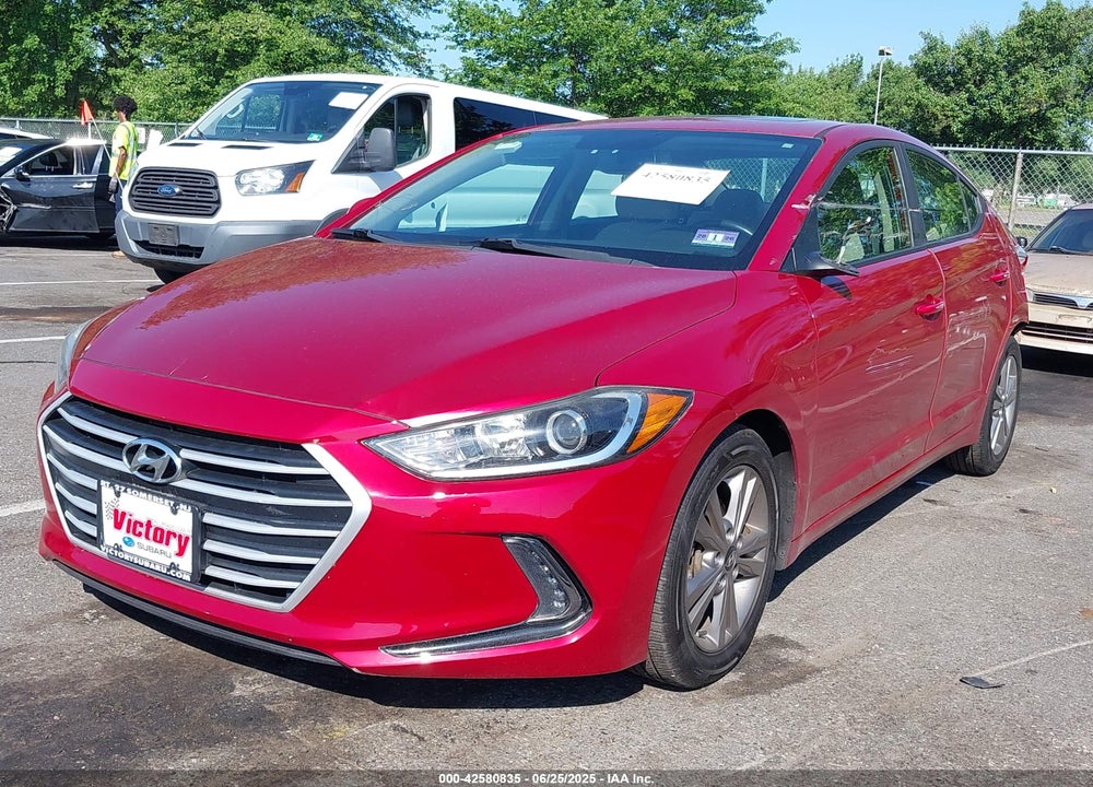 2017 HYUNDAI ELANTRA VIN: KMHD84LF9HU361809