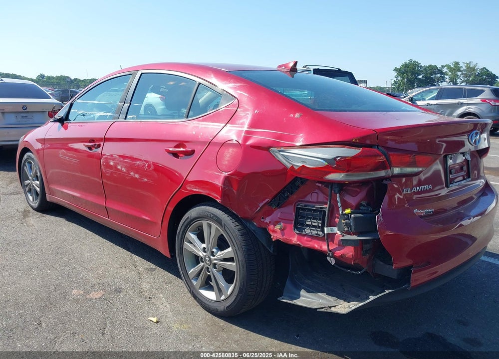 2017 HYUNDAI ELANTRA VIN: KMHD84LF9HU361809