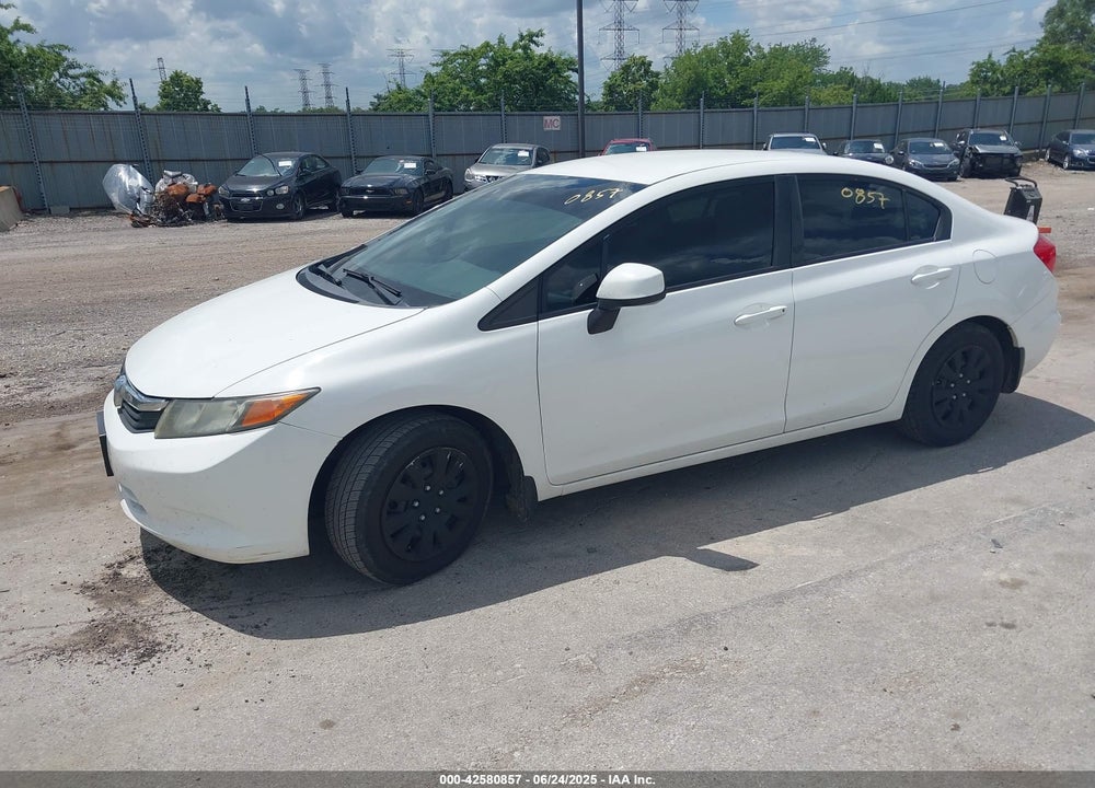2012 HONDA CIVIC VIN: 19XFB2F59CE093664