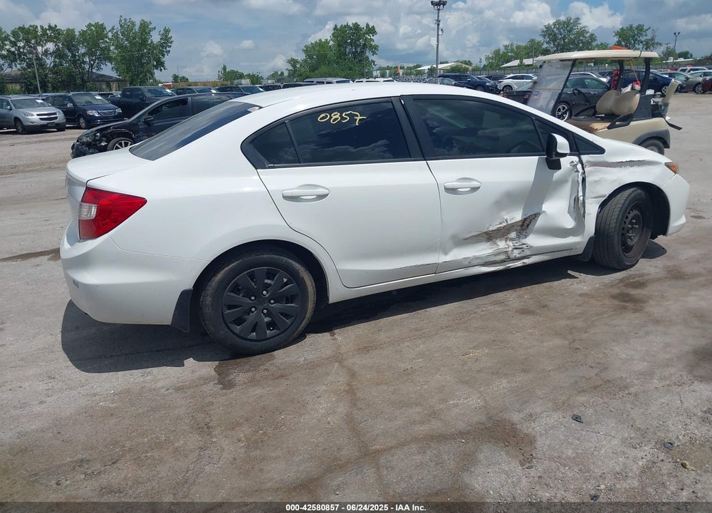 2012 HONDA CIVIC VIN: 19XFB2F59CE093664