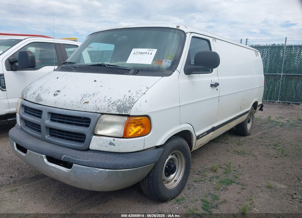 2000 DODGE RAM VAN 1500 CONVERSION VIN: 2B7HB11Y8YK178076
