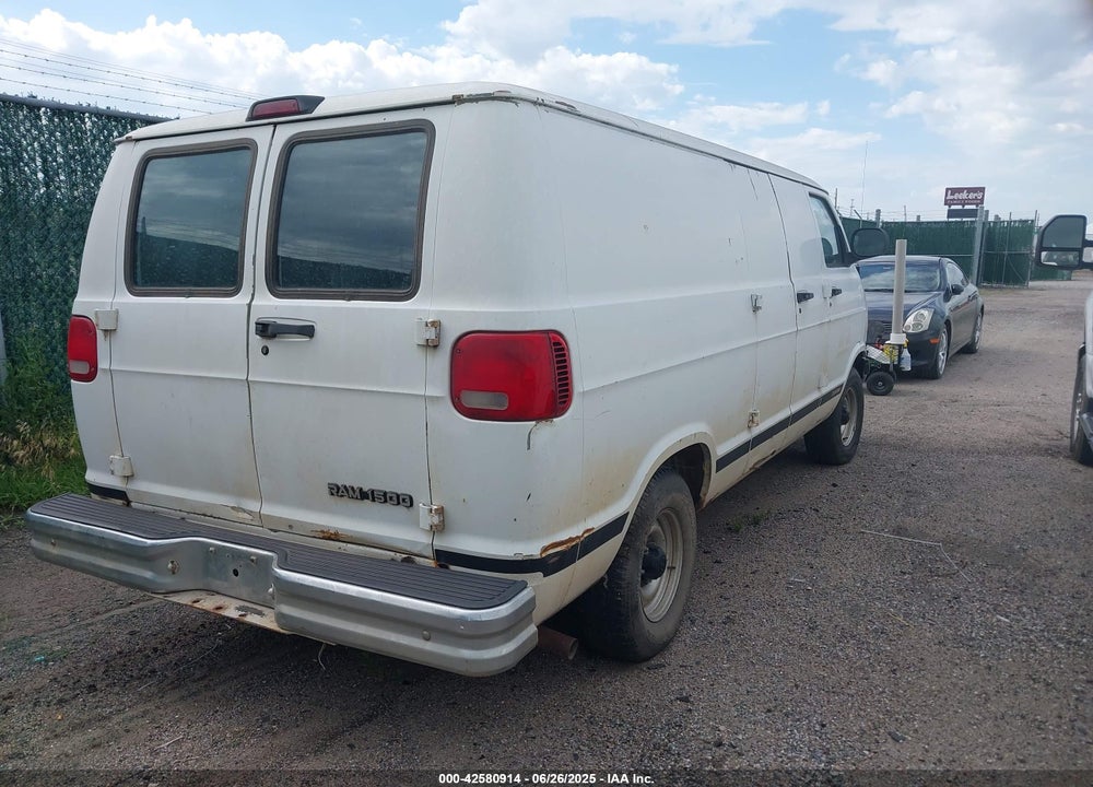 2000 DODGE RAM VAN 1500 CONVERSION VIN: 2B7HB11Y8YK178076