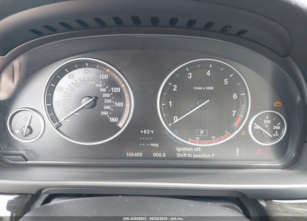 2013 BMW 5 SERIES VIN: WBAXH5C59DDW14522