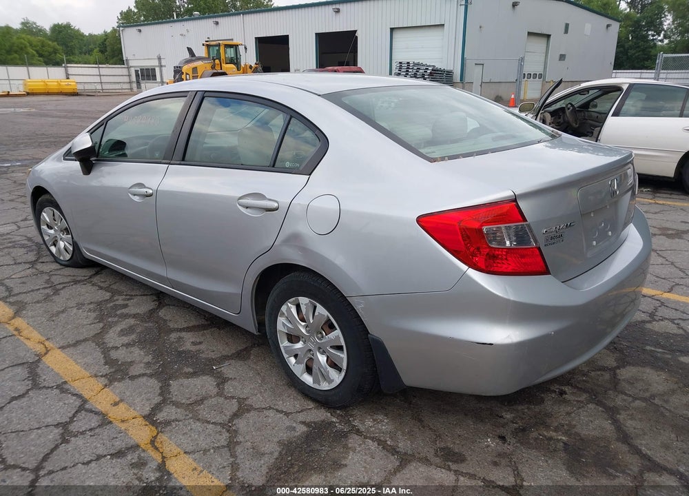 2012 HONDA CIVIC LX VIN: 19XFB2F57CE030935