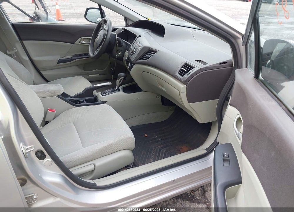 2012 HONDA CIVIC LX VIN: 19XFB2F57CE030935