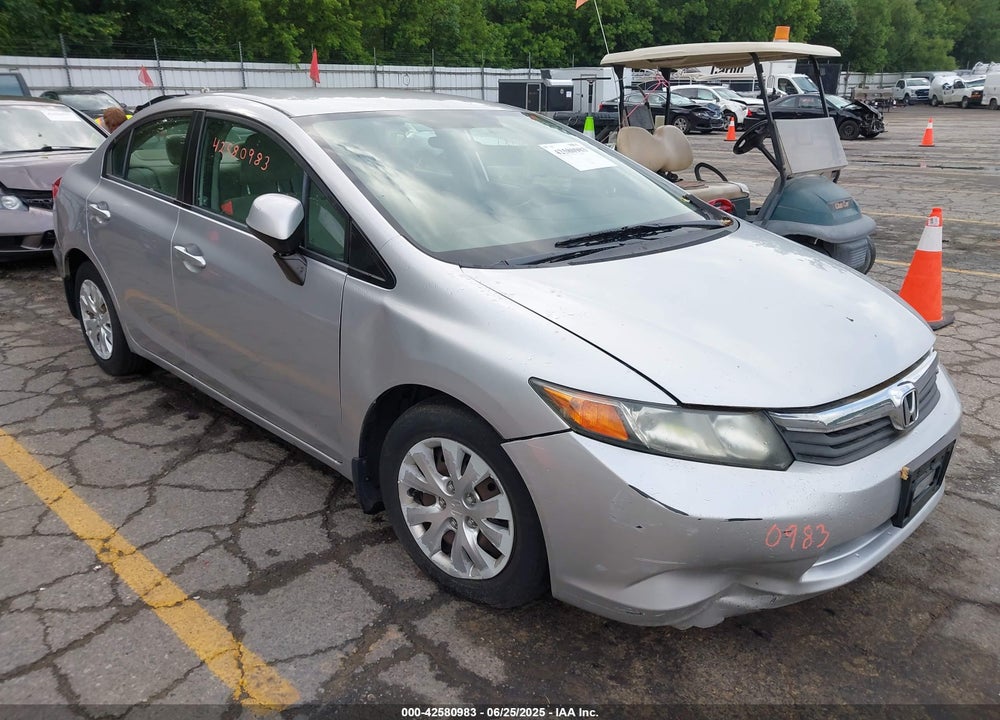 2012 HONDA CIVIC LX VIN: 19XFB2F57CE030935