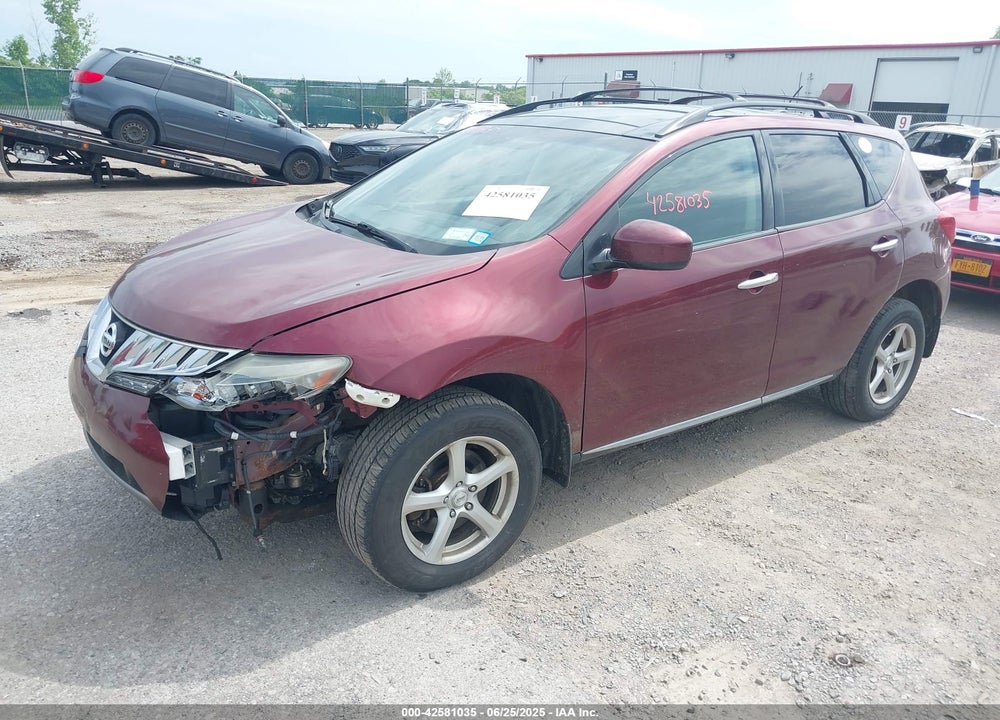 2010 NISSAN MURANO VIN: JN8AZ1MWXAW136184