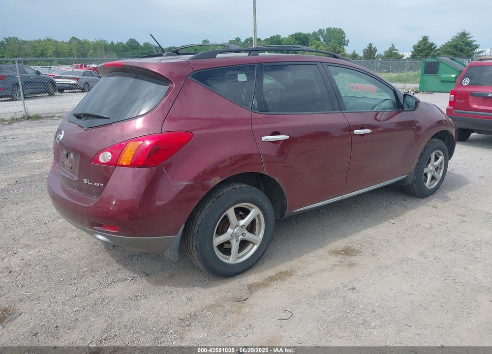 2010 NISSAN MURANO VIN: JN8AZ1MWXAW136184