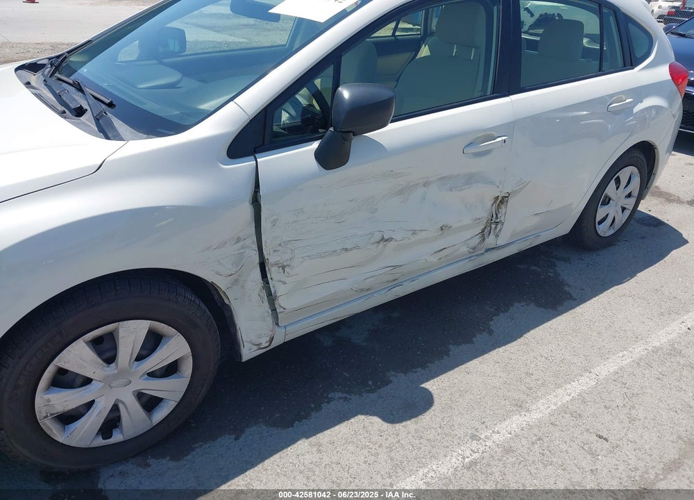 2015 SUBARU IMPREZA VIN: JF1GPAA62F8330483