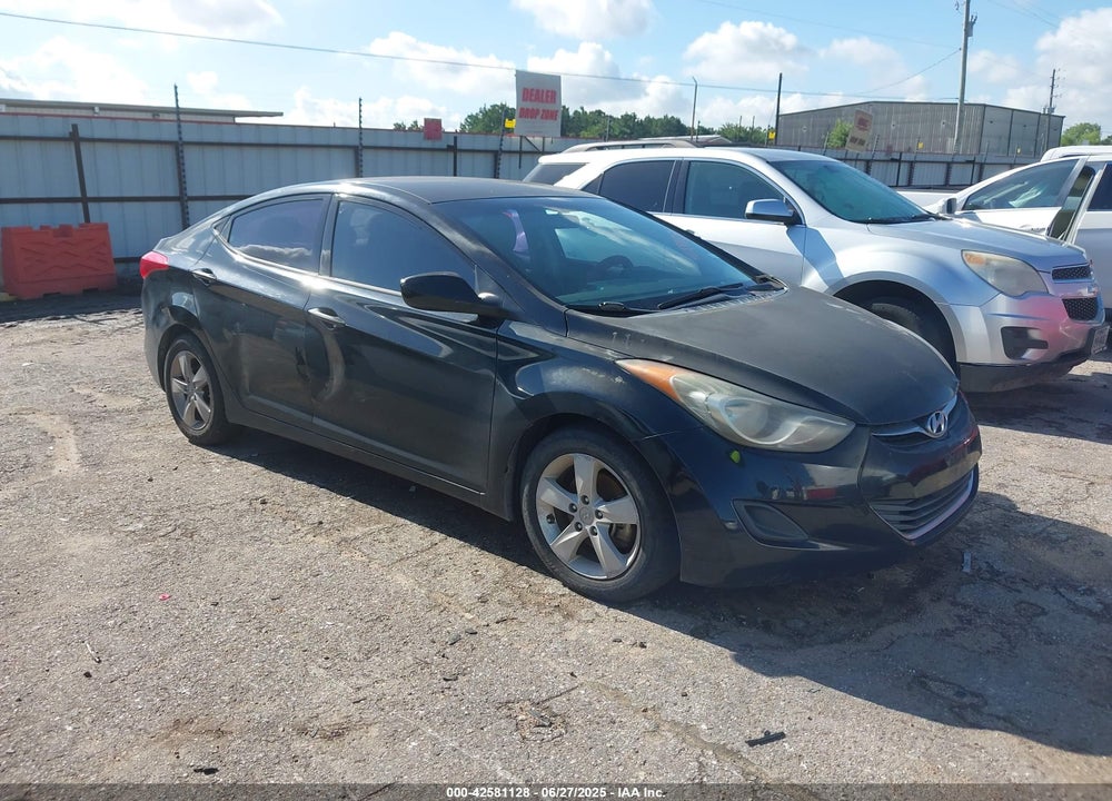 2013 HYUNDAI ELANTRA GLS VIN: 5NPDH4AE9DH357990