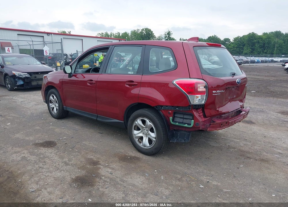 2018 SUBARU FORESTER VIN: JF2SJAAC8JH486761
