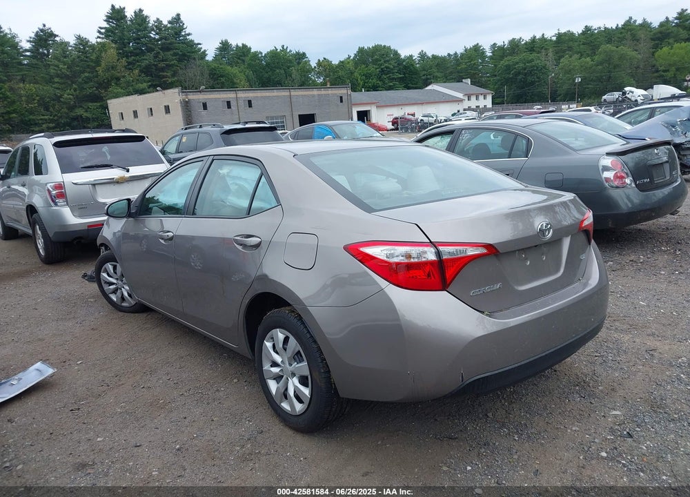 2015 TOYOTA COROLLA VIN: 2T1BURHE0FC463630