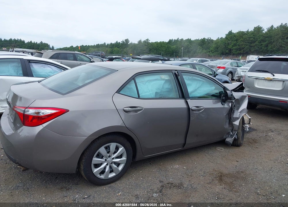 2015 TOYOTA COROLLA VIN: 2T1BURHE0FC463630