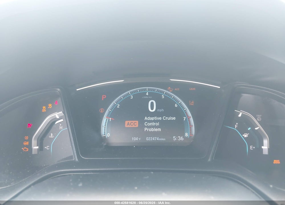 2021 HONDA CIVIC VIN: 2HGFC2F60MH544395