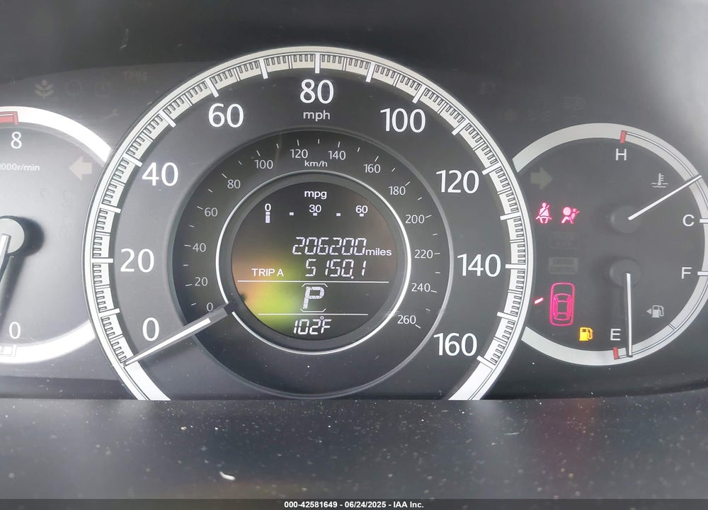 2015 HONDA ACCORD VIN: 1HGCR2F86FA071607