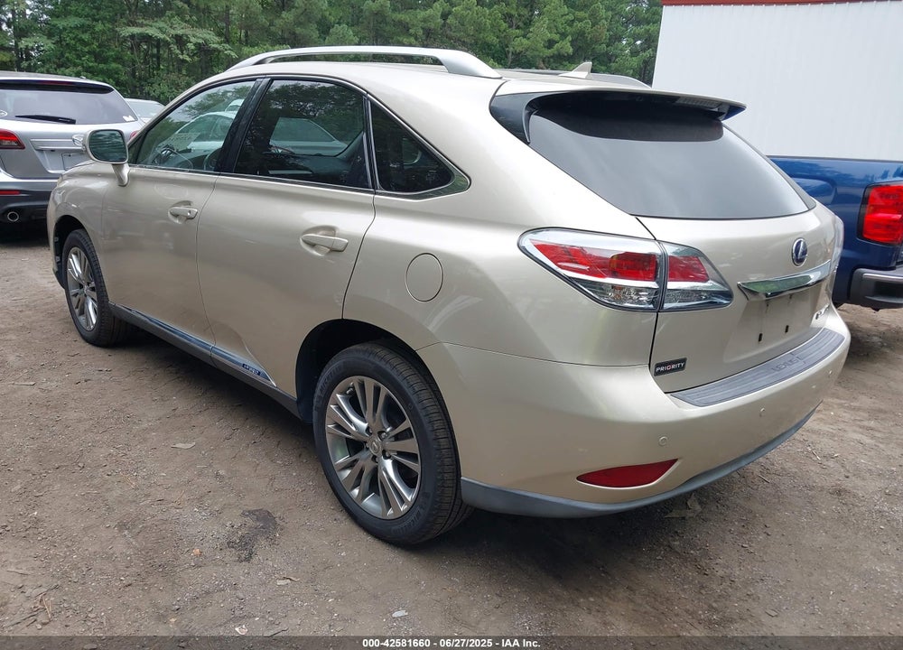 2013 LEXUS RX 450H VIN: JTJBC1BA4D2051519