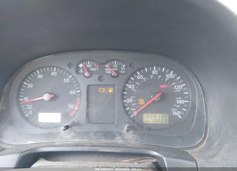 2001 VOLKSWAGEN JETTA GL VIN: 3VWRB69M71M139791