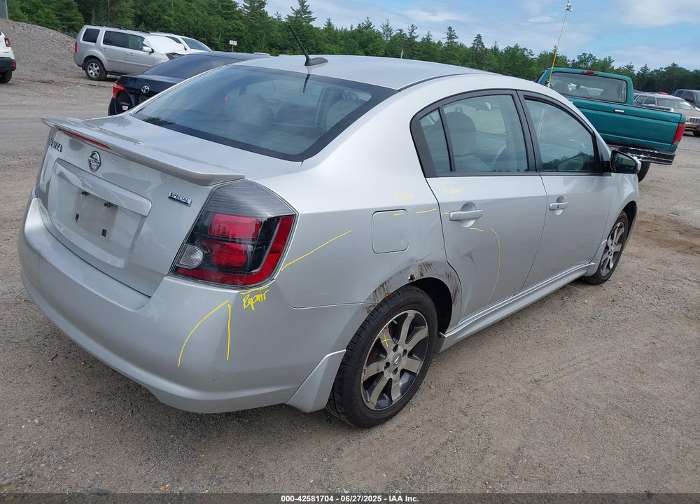 2012 NISSAN SENTRA 2.0 SR VIN: 3N1AB6AP6CL771005