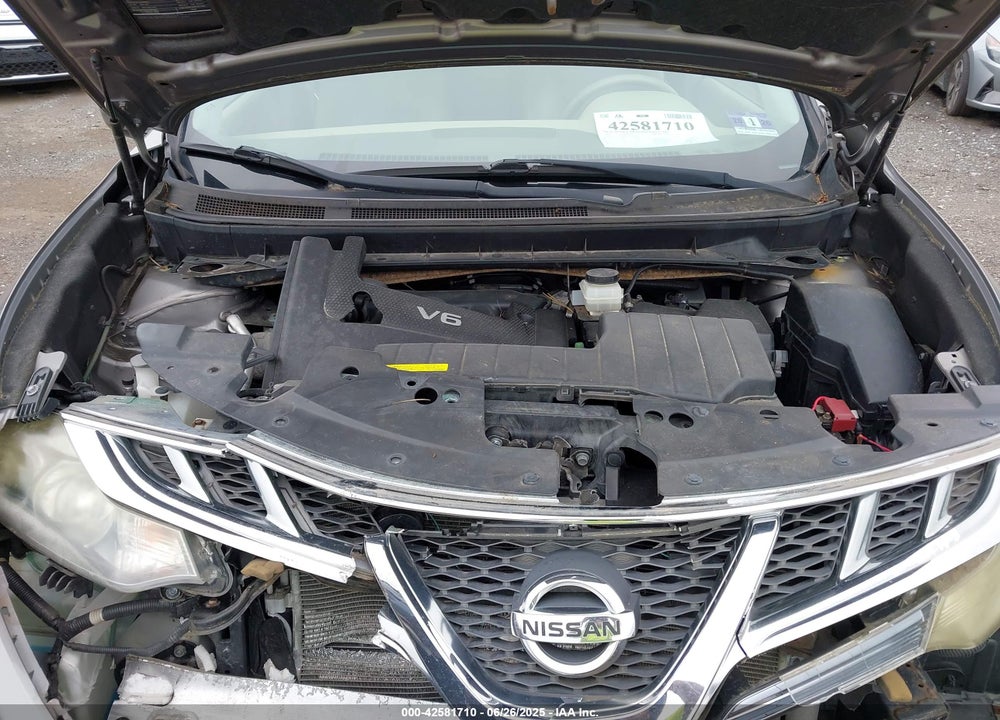 2012 NISSAN MURANO VIN: JN8AZ1MW8CW224069