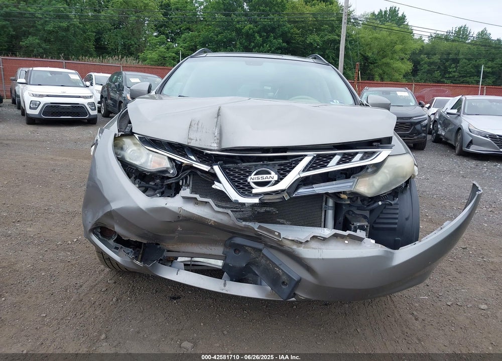 2012 NISSAN MURANO VIN: JN8AZ1MW8CW224069