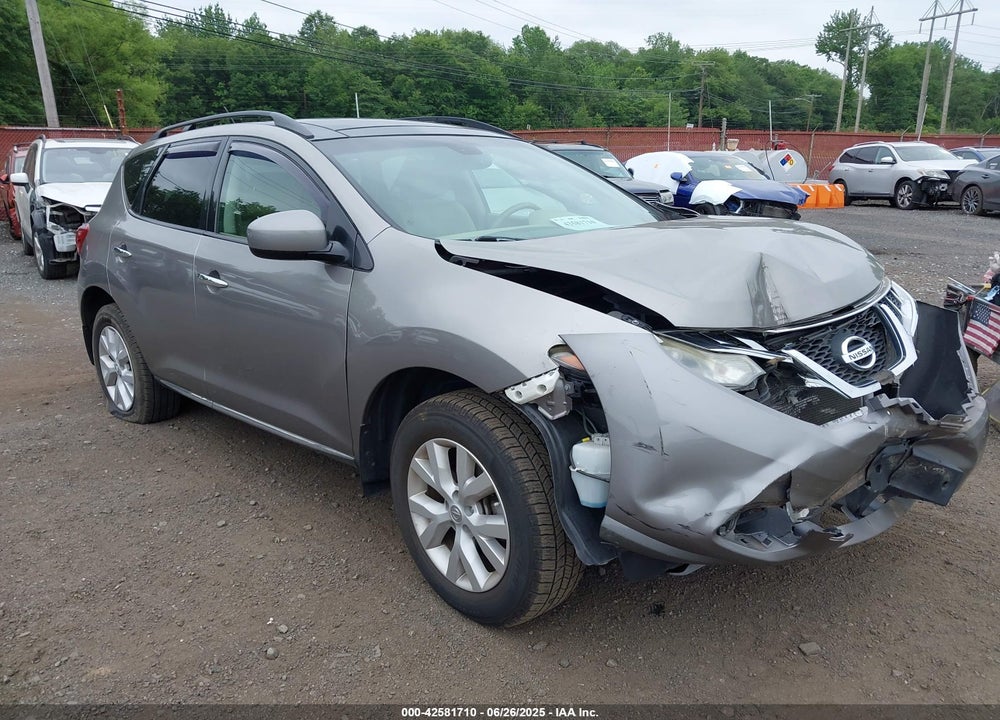 2012 NISSAN MURANO VIN: JN8AZ1MW8CW224069