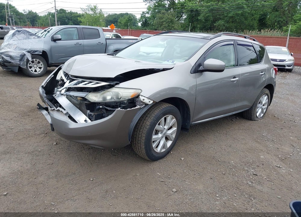2012 NISSAN MURANO VIN: JN8AZ1MW8CW224069