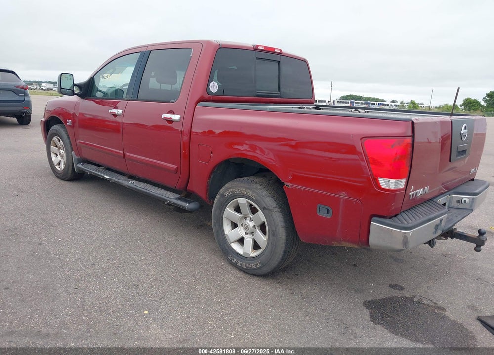 2004 NISSAN TITAN LE VIN: 1N6AA07B44N573238