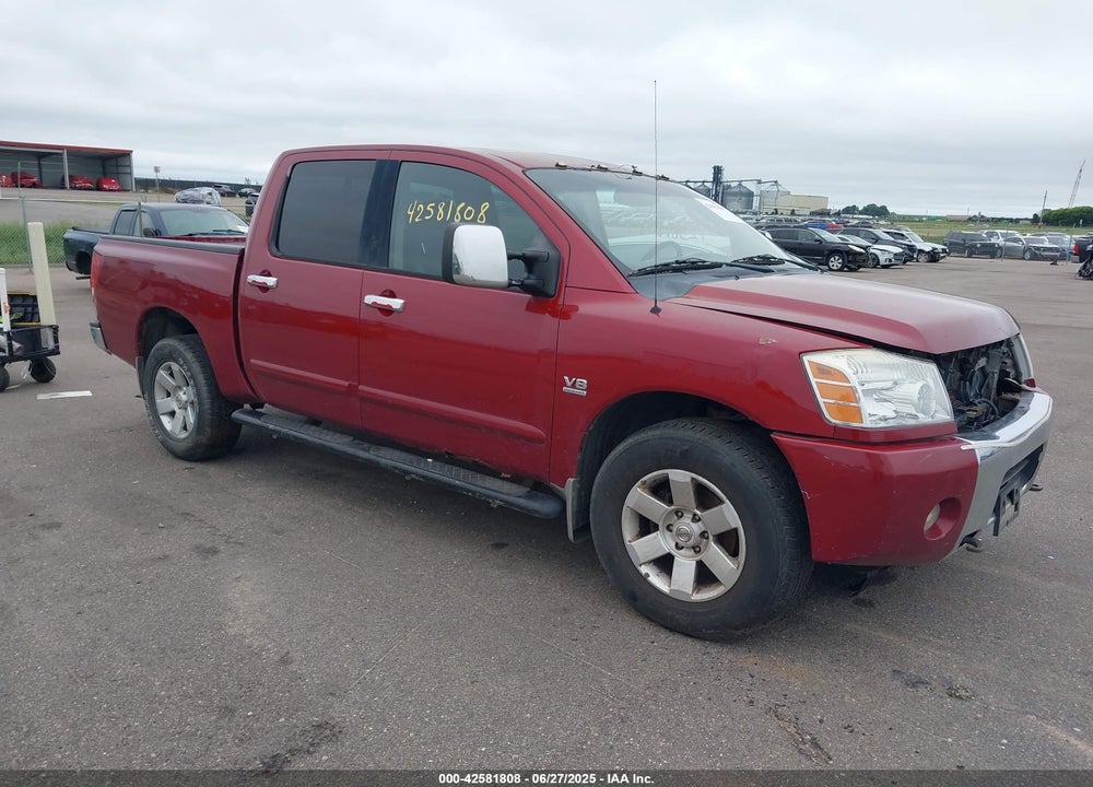 2004 NISSAN TITAN LE VIN: 1N6AA07B44N573238