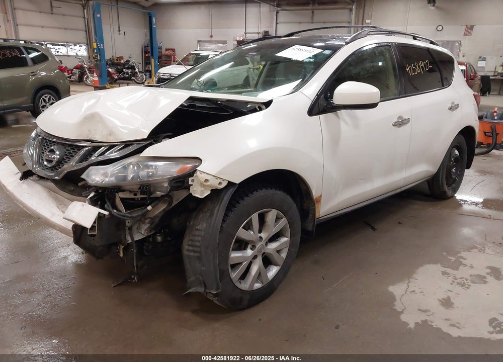 2012 NISSAN MURANO VIN: JN8AZ1MW0CW227659