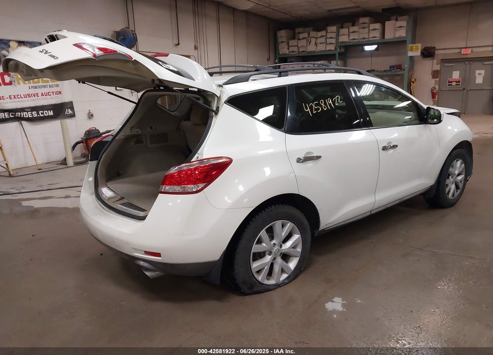 2012 NISSAN MURANO VIN: JN8AZ1MW0CW227659