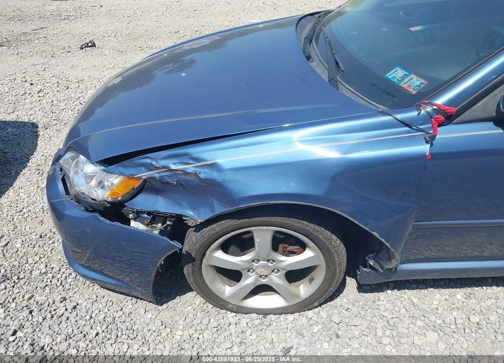 2009 SUBARU LEGACY VIN: 4S3BL616597218784