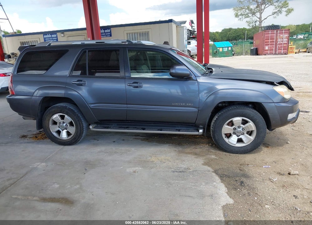2004 TOYOTA 4RUNNER LIMITED V8 VIN: JTEBT17R840044811