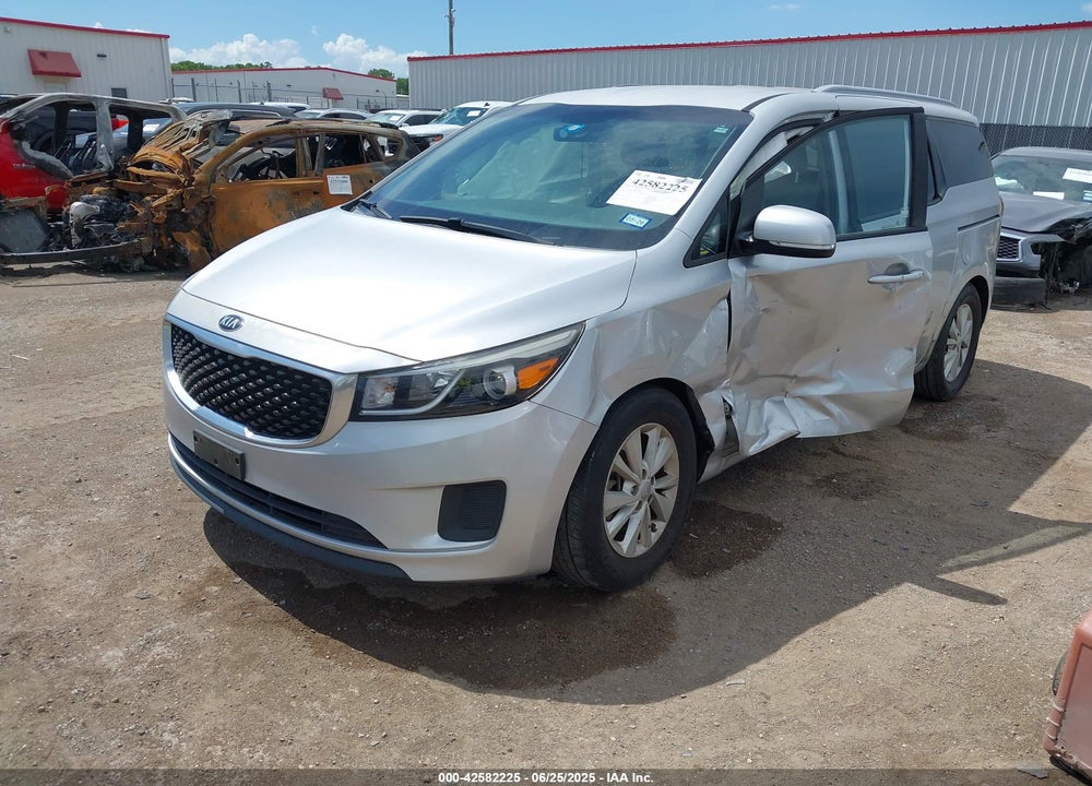 2016 KIA SEDONA LX VIN: KNDMB5C14G6095246