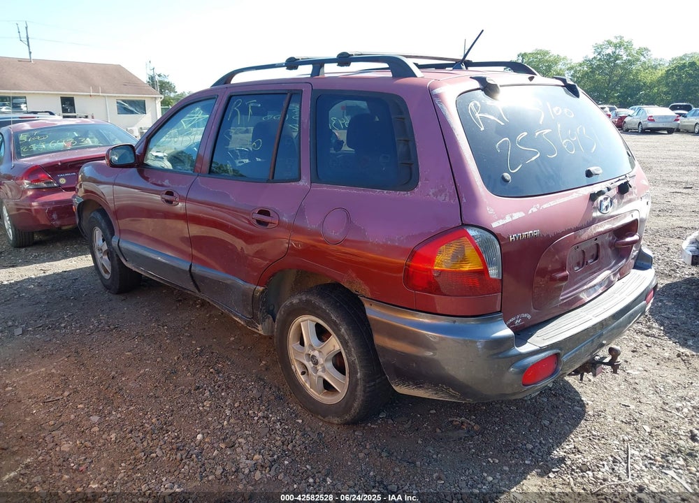 2004 HYUNDAI SANTA FE VIN: KM8SC73D24U771724