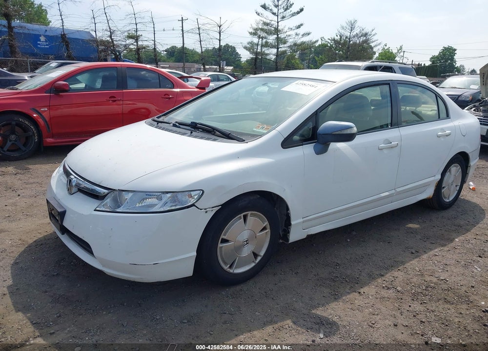 2007 HONDA CIVIC HYBRID VIN: JHMFA36257S023594