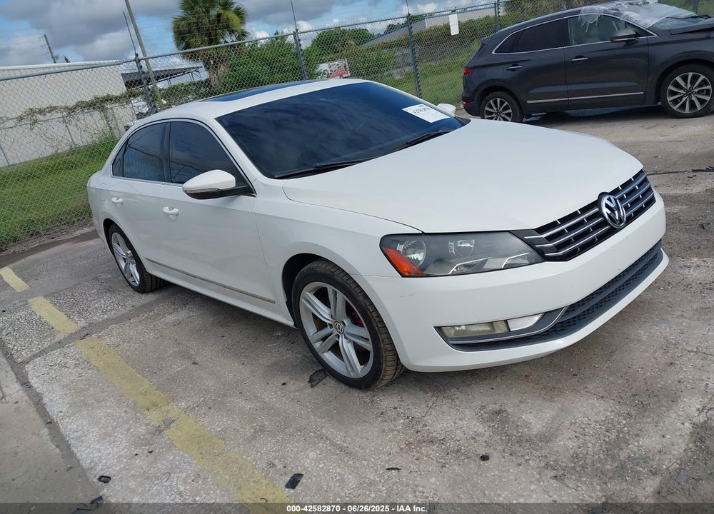 2012 VOLKSWAGEN PASSAT 2.0L TDI SEL PREMIUM VIN: 1VWCN7A37CC015997