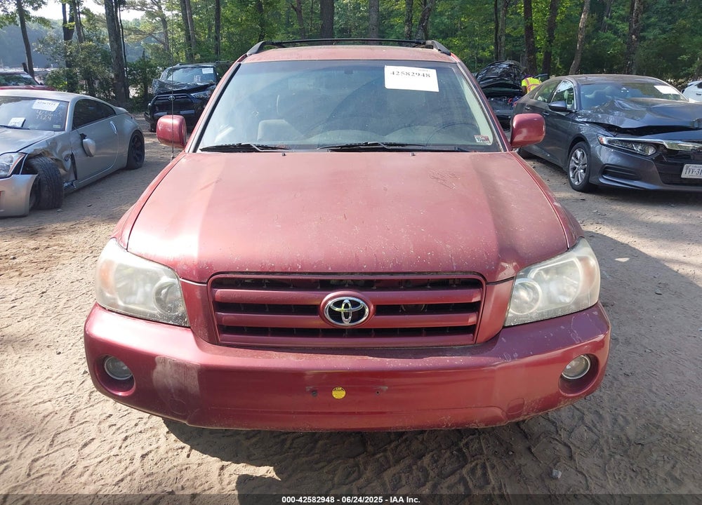 2005 TOYOTA HIGHLANDER V6 VIN: JTEEP21A950121603