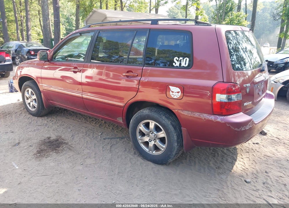 2005 TOYOTA HIGHLANDER V6 VIN: JTEEP21A950121603