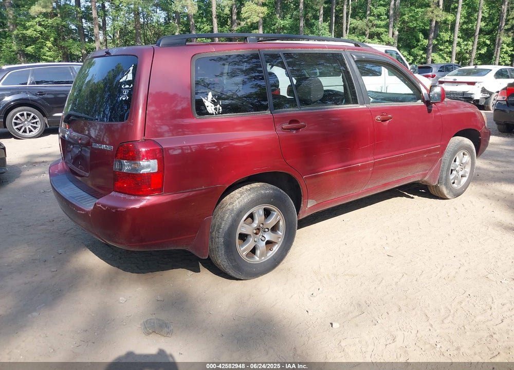 2005 TOYOTA HIGHLANDER V6 VIN: JTEEP21A950121603