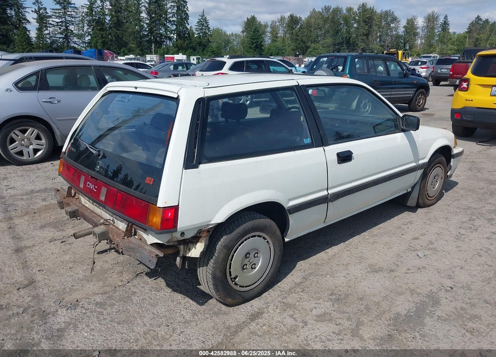 1986 HONDA CIVIC 1.5 SI VIN: JHMAH5338GS043272