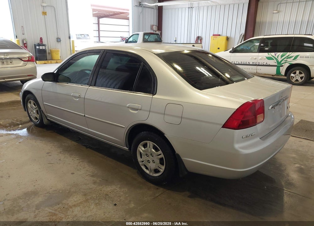 2002 HONDA CIVIC LX VIN: 1HGES15532L060349