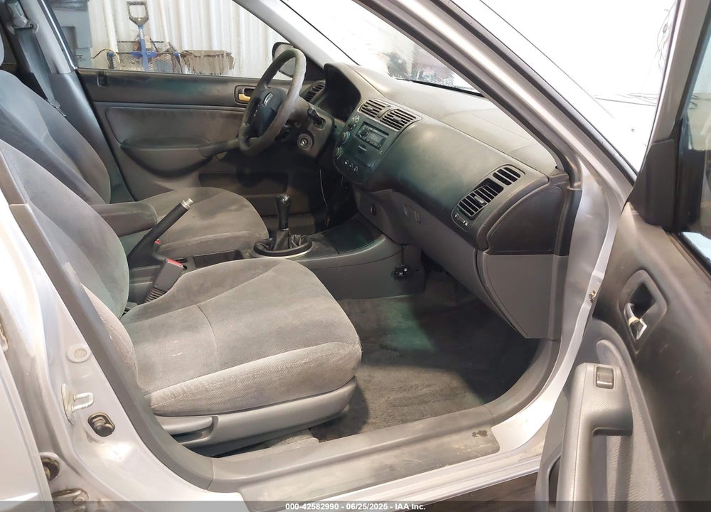 2002 HONDA CIVIC LX VIN: 1HGES15532L060349