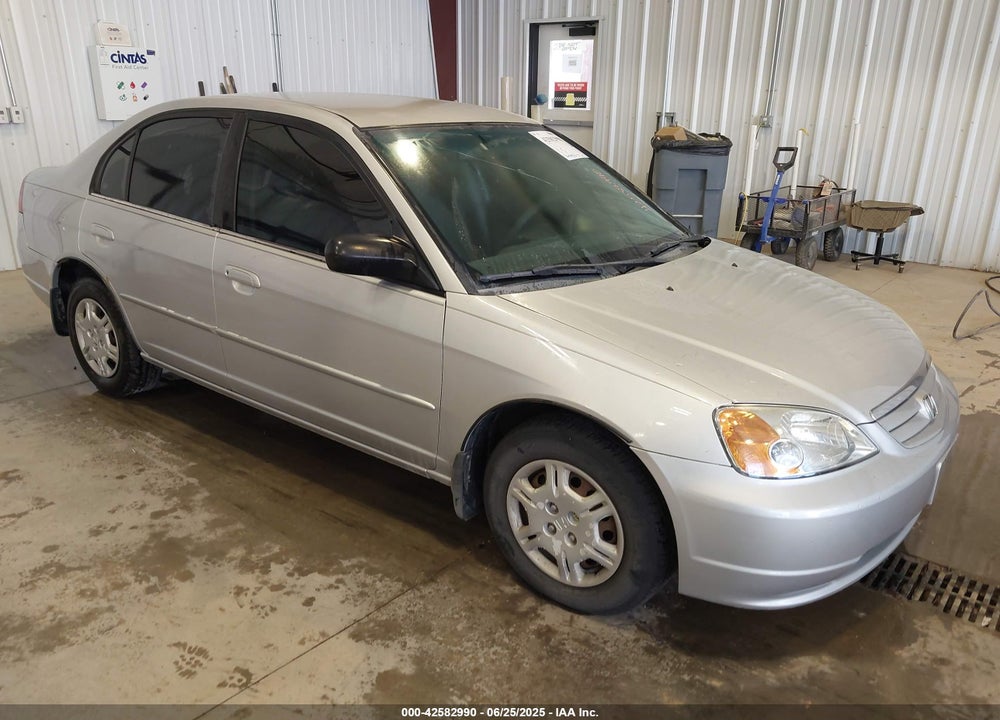 2002 HONDA CIVIC LX VIN: 1HGES15532L060349