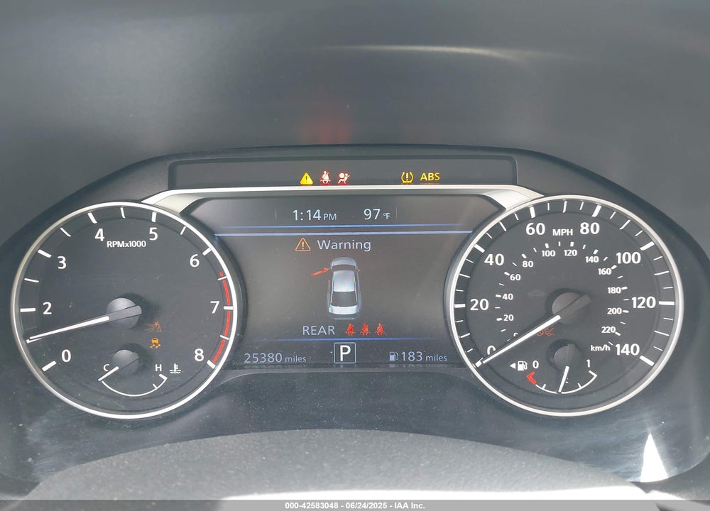 2024 NISSAN ALTIMA SV FWD VIN: 1N4BL4DV7RN348171