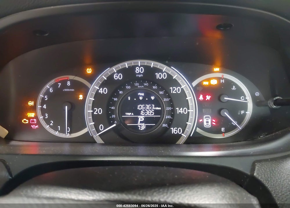 2013 HONDA ACCORD VIN: 1HGCR2F85DA037753