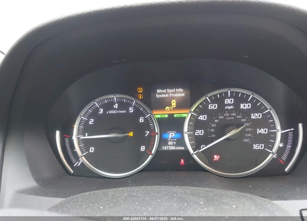 2020 ACURA MDX VIN: 5J8YD4H80LL018799