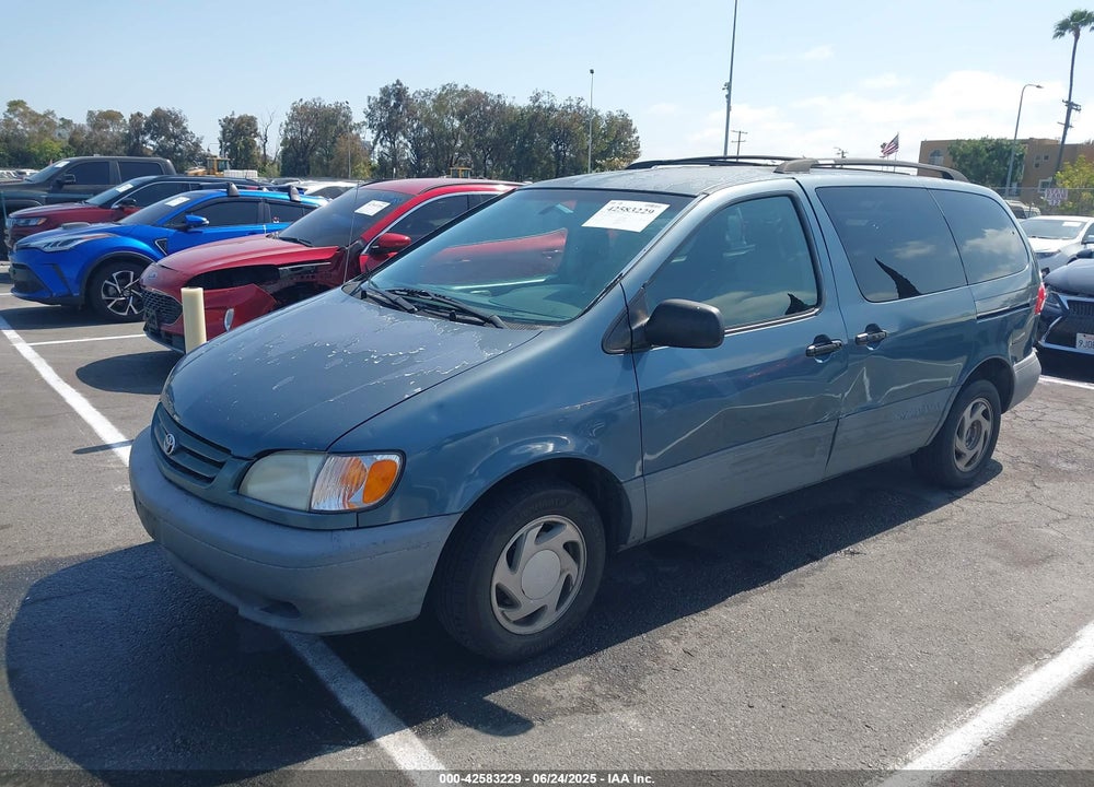 2002 TOYOTA SIENNA CE VIN: 4T3ZF19C62U443955